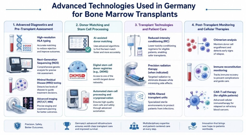 advanced technologies for bone marrow transplant in Germany