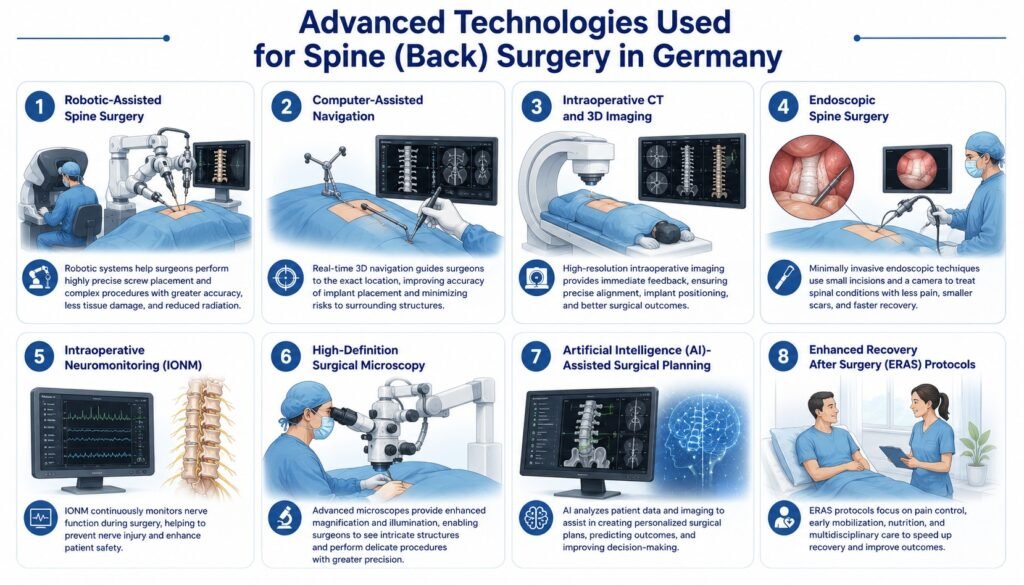 Advanced technologies used in germany for spine surgery