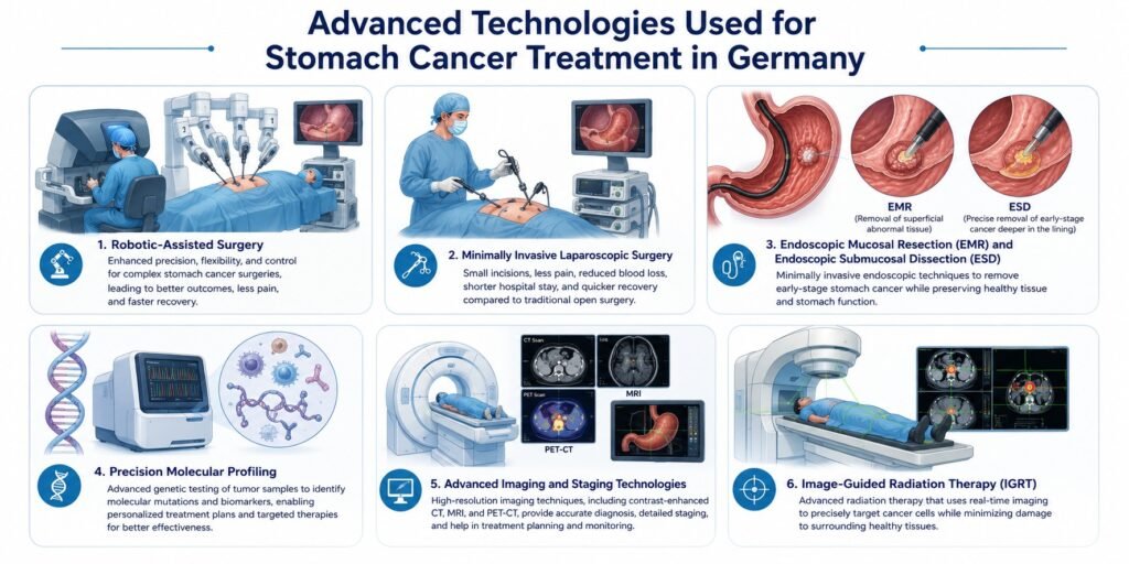 advanced technologies used for stomach cancer treatment in Germany