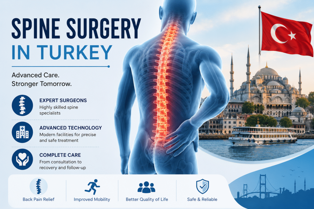 Spine surgery in Turkey with advanced medical care and expert spine surgeons