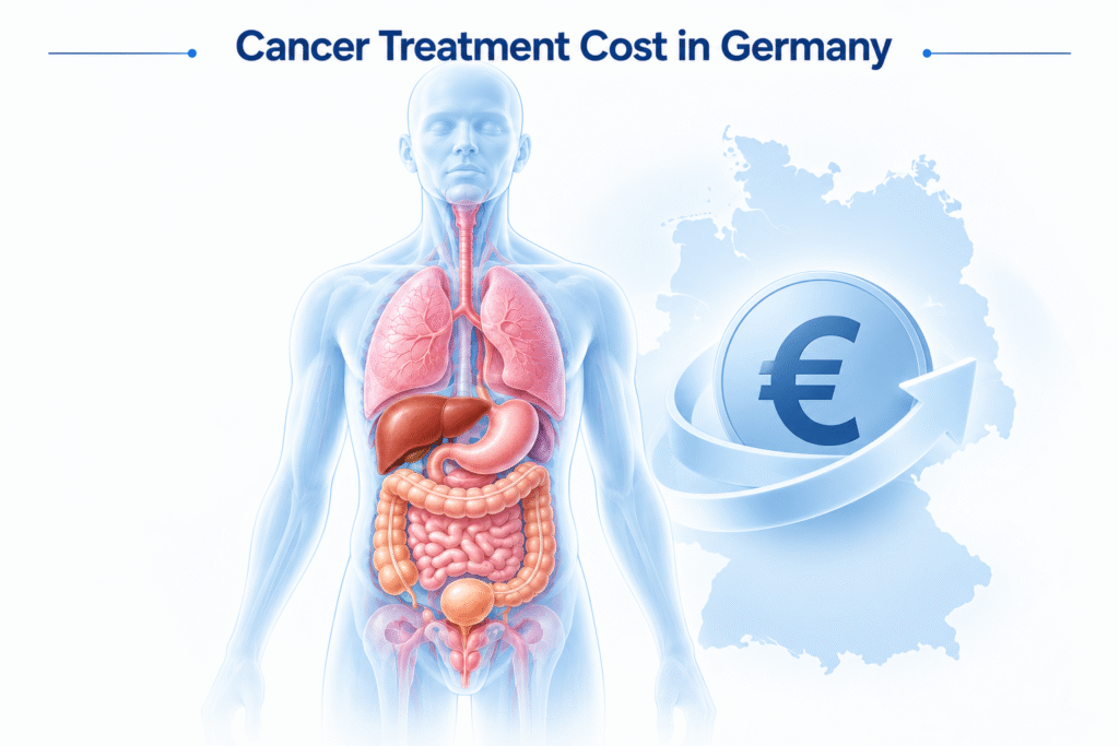 illustration of cancer treatment cost in germany