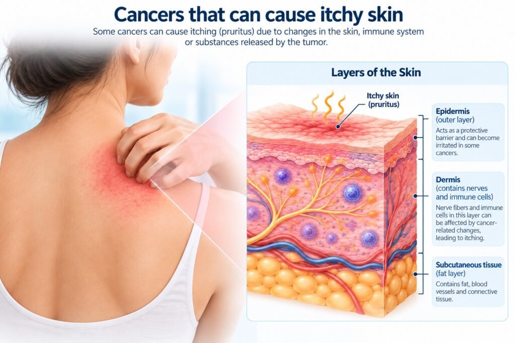 illustration showing skin layers